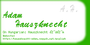 adam hauszknecht business card